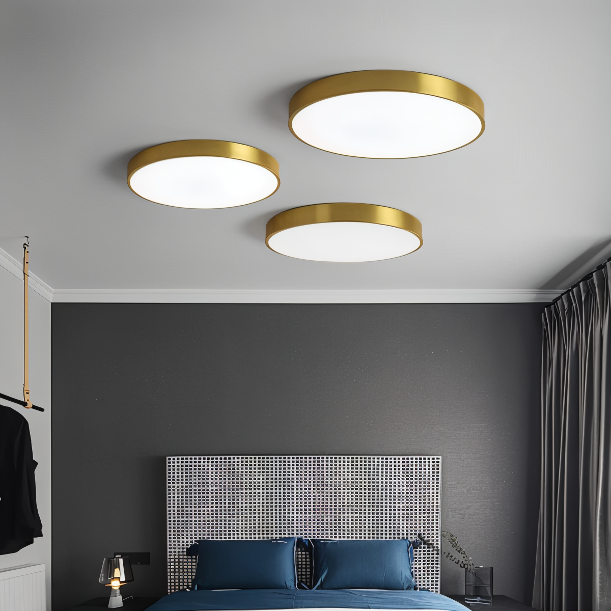 HaloMac – Lampada a soffitto LED rotonda in stile macaron