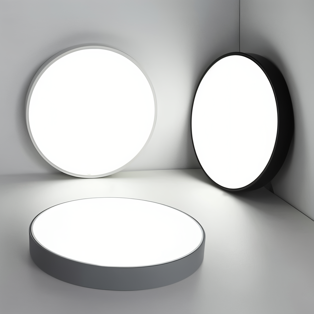 HaloMac – Lampada a soffitto LED rotonda in stile macaron