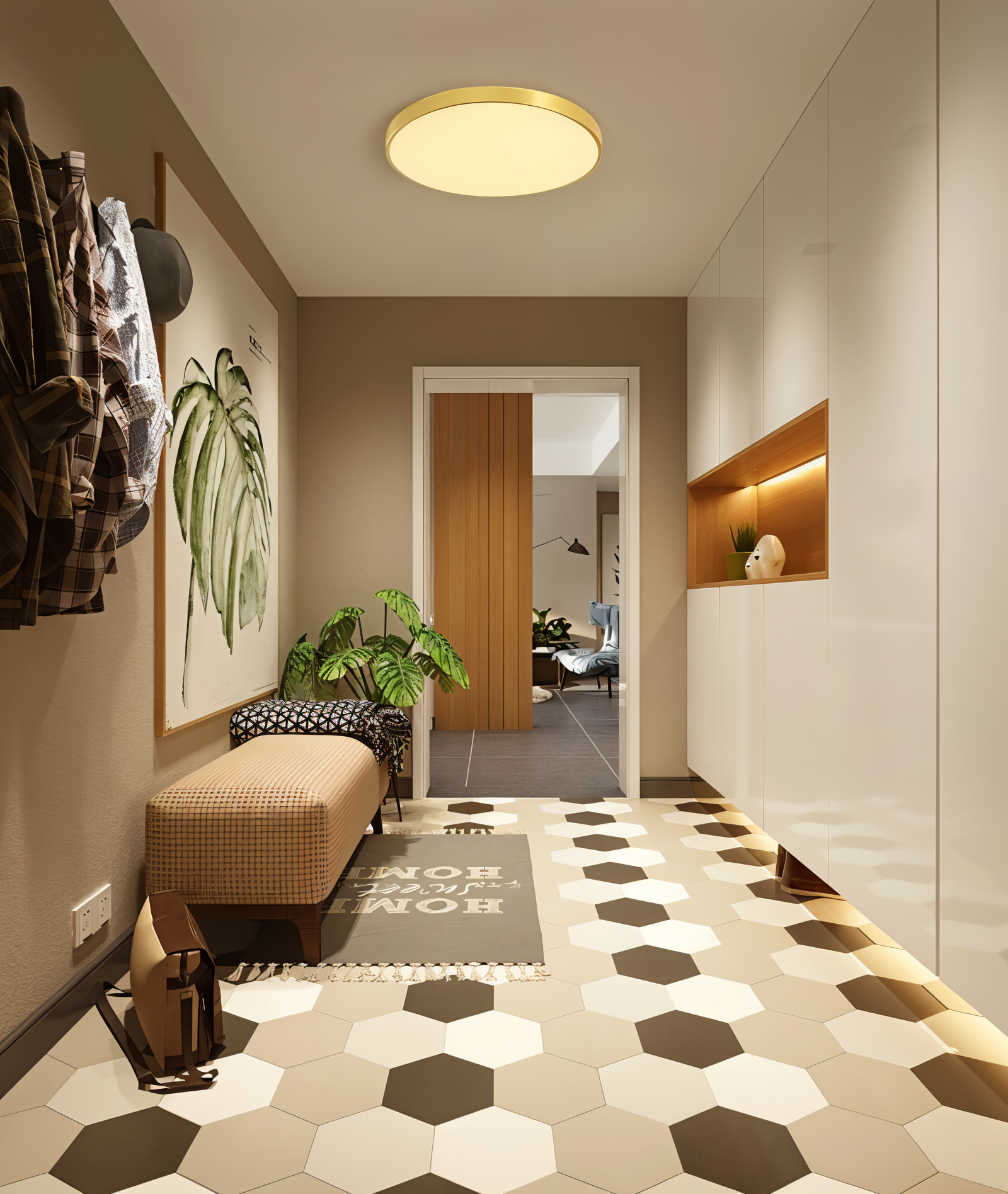 HaloMac – Lampada a soffitto LED rotonda in stile macaron