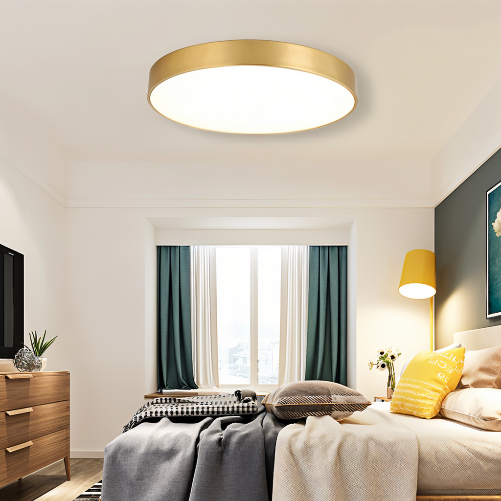 HaloMac – Lampada a soffitto LED rotonda in stile macaron