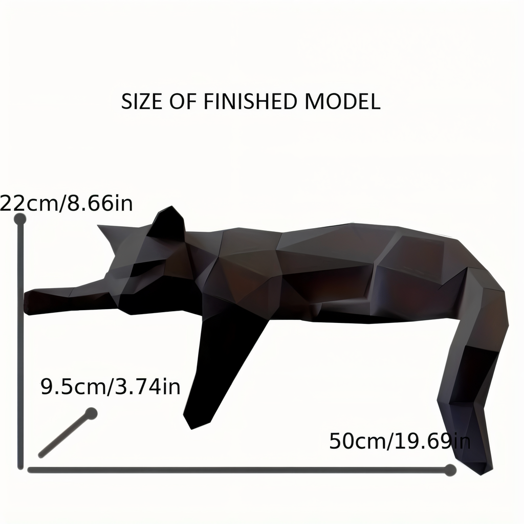 OriKat DIY – Gatto Origami 3D Moderno per Arredamento Creativo