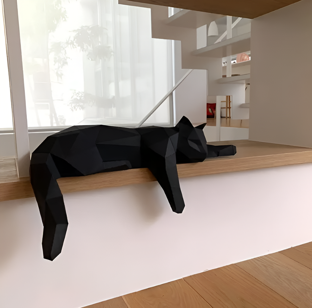 OriKat DIY – Gatto Origami 3D Moderno per Arredamento Creativo