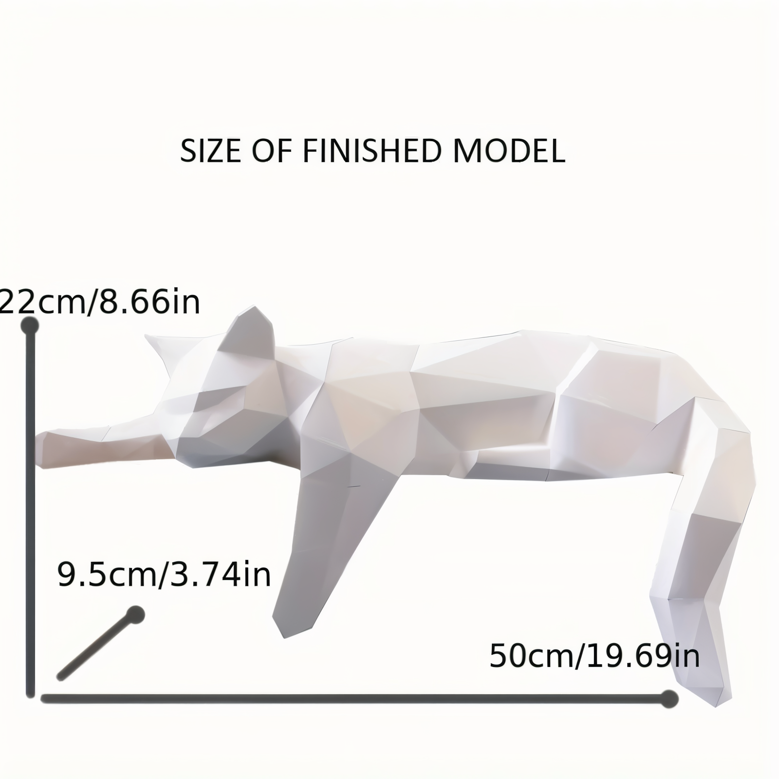 OriKat DIY – Gatto Origami 3D Moderno per Arredamento Creativo