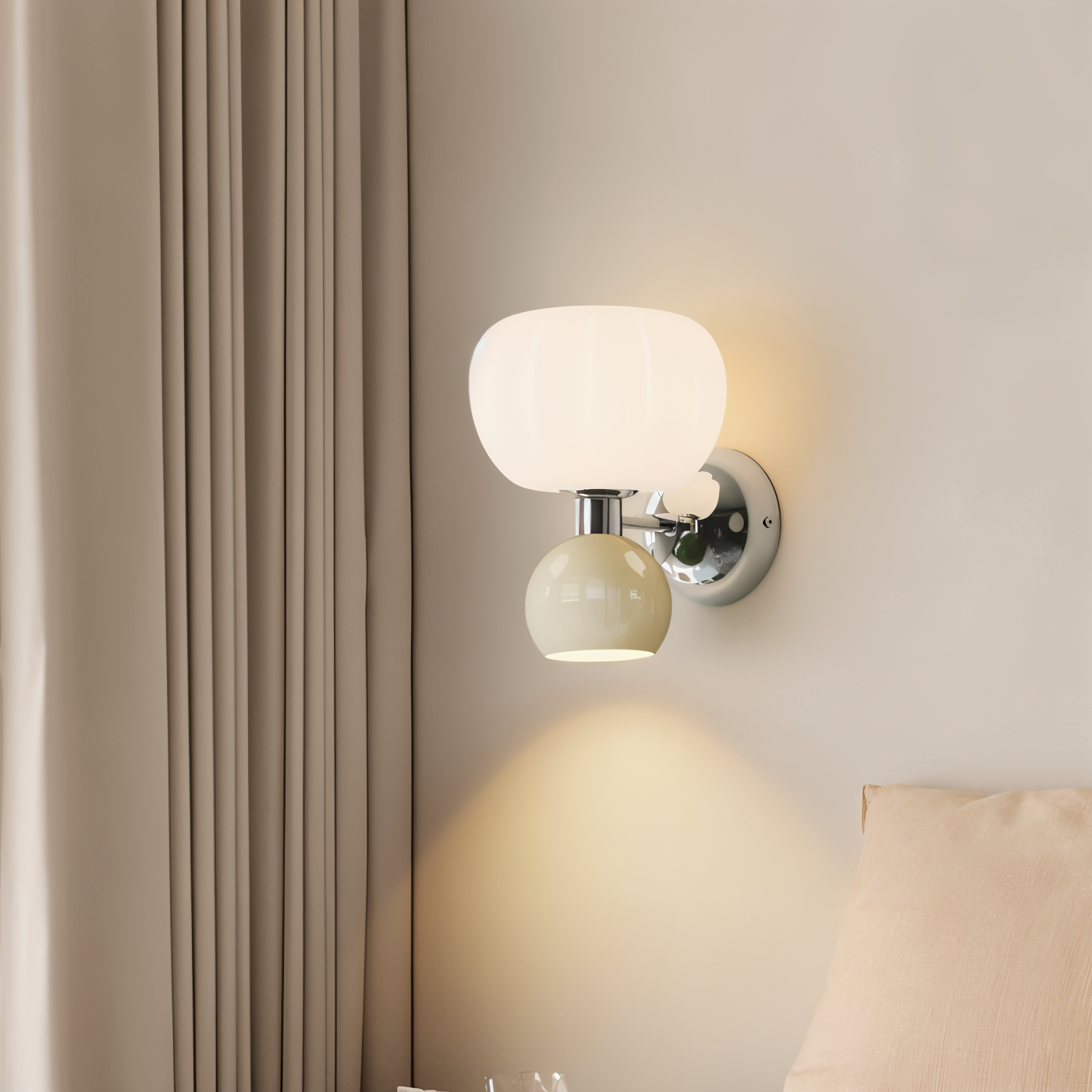 Lampada da parete LED per un'illuminazione accogliente e stilosa