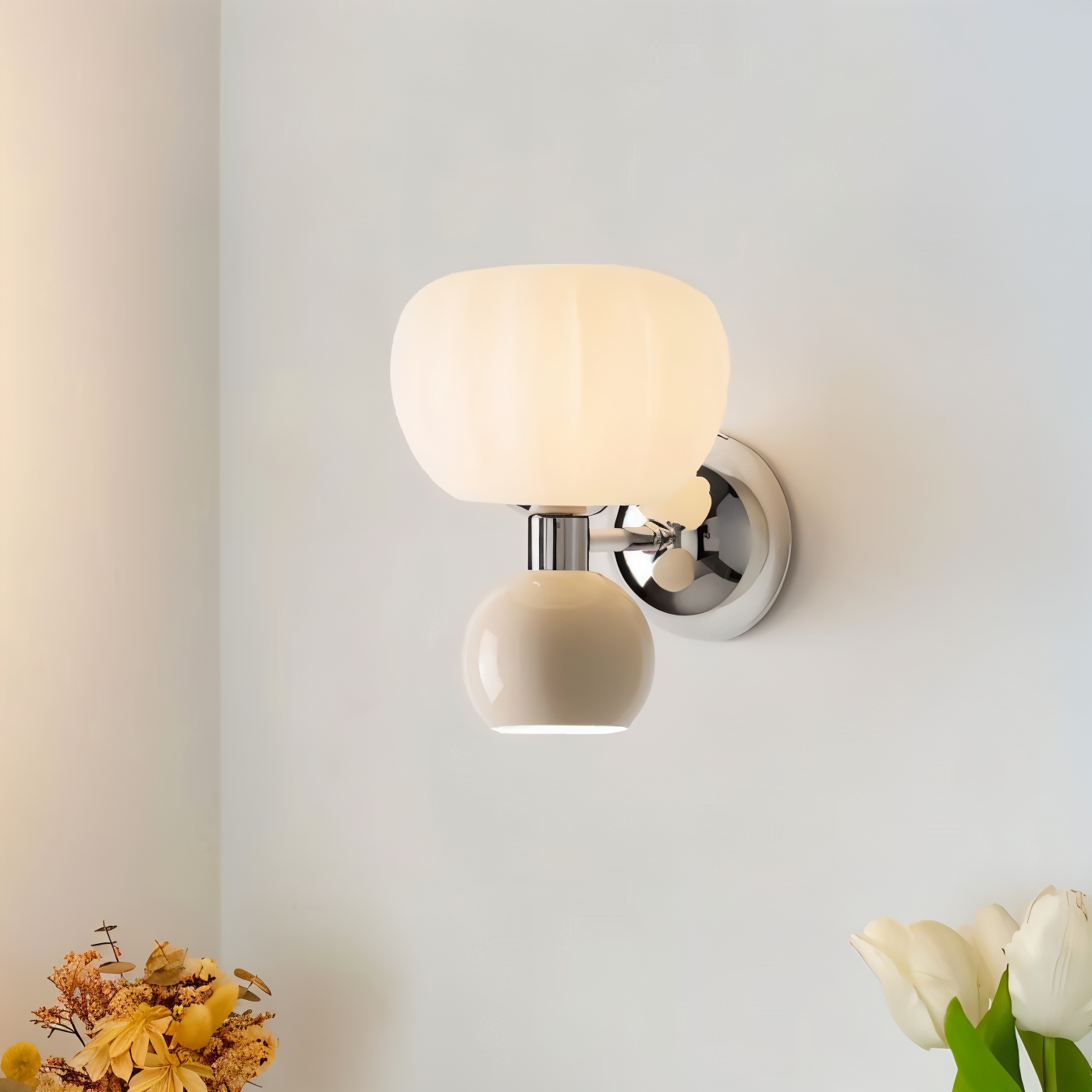 Lampada da parete LED per un'illuminazione accogliente e stilosa
