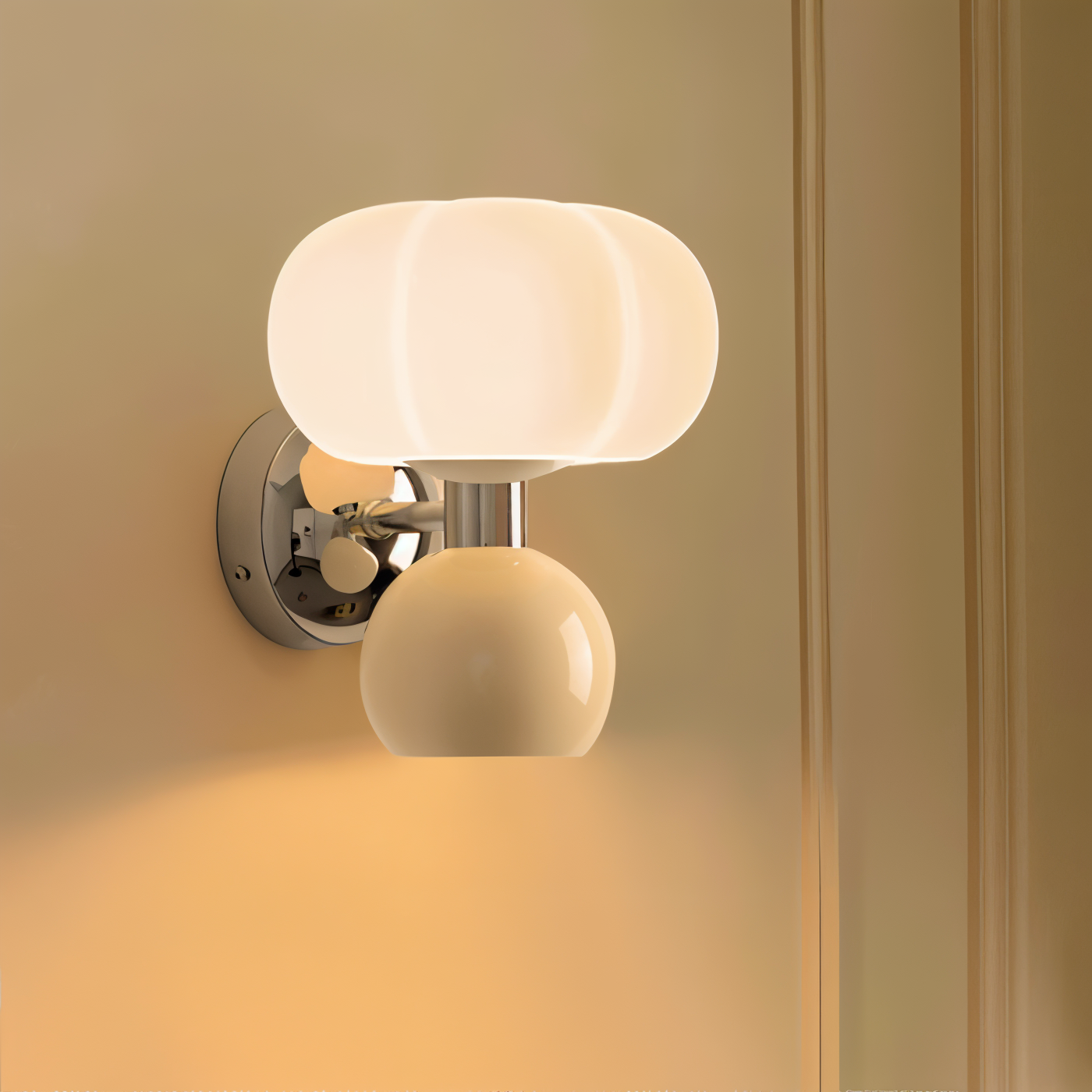 Lampada da parete LED per un'illuminazione accogliente e stilosa