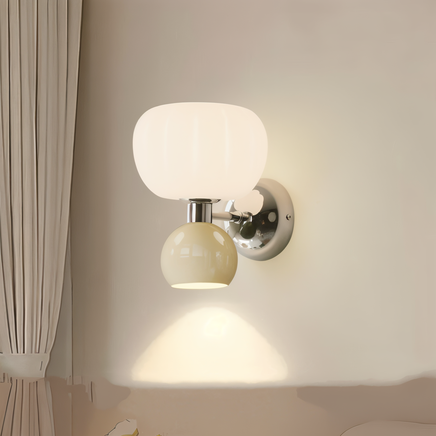 Lampada da parete LED per un'illuminazione accogliente e stilosa