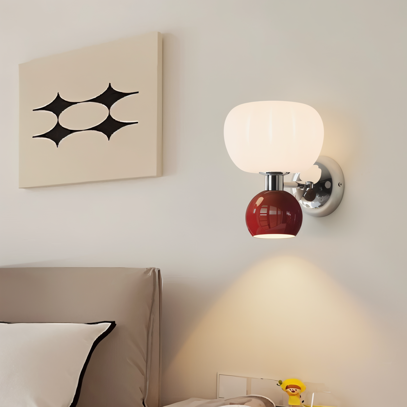 Lampada da parete LED per un'illuminazione accogliente e stilosa