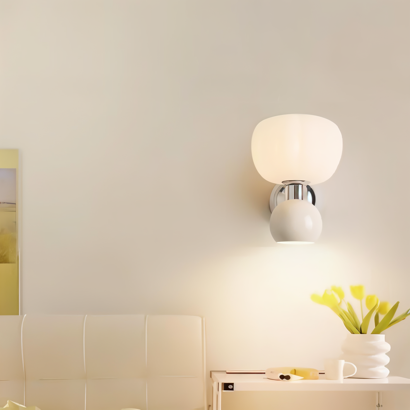Lampada da parete LED per un'illuminazione accogliente e stilosa