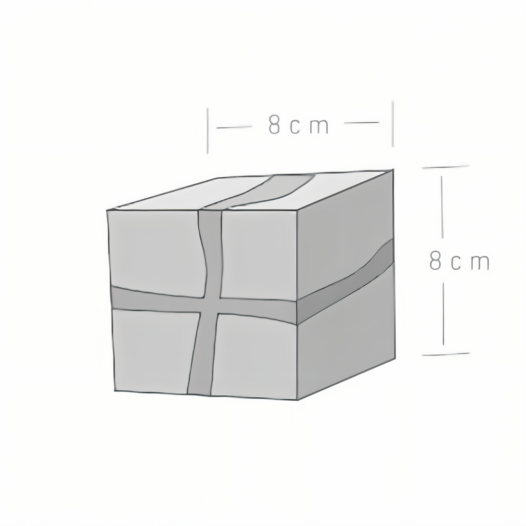 QuadCrackle – Lampada da Parete in Legno Fatta a Mano con Design Artistico Crackle