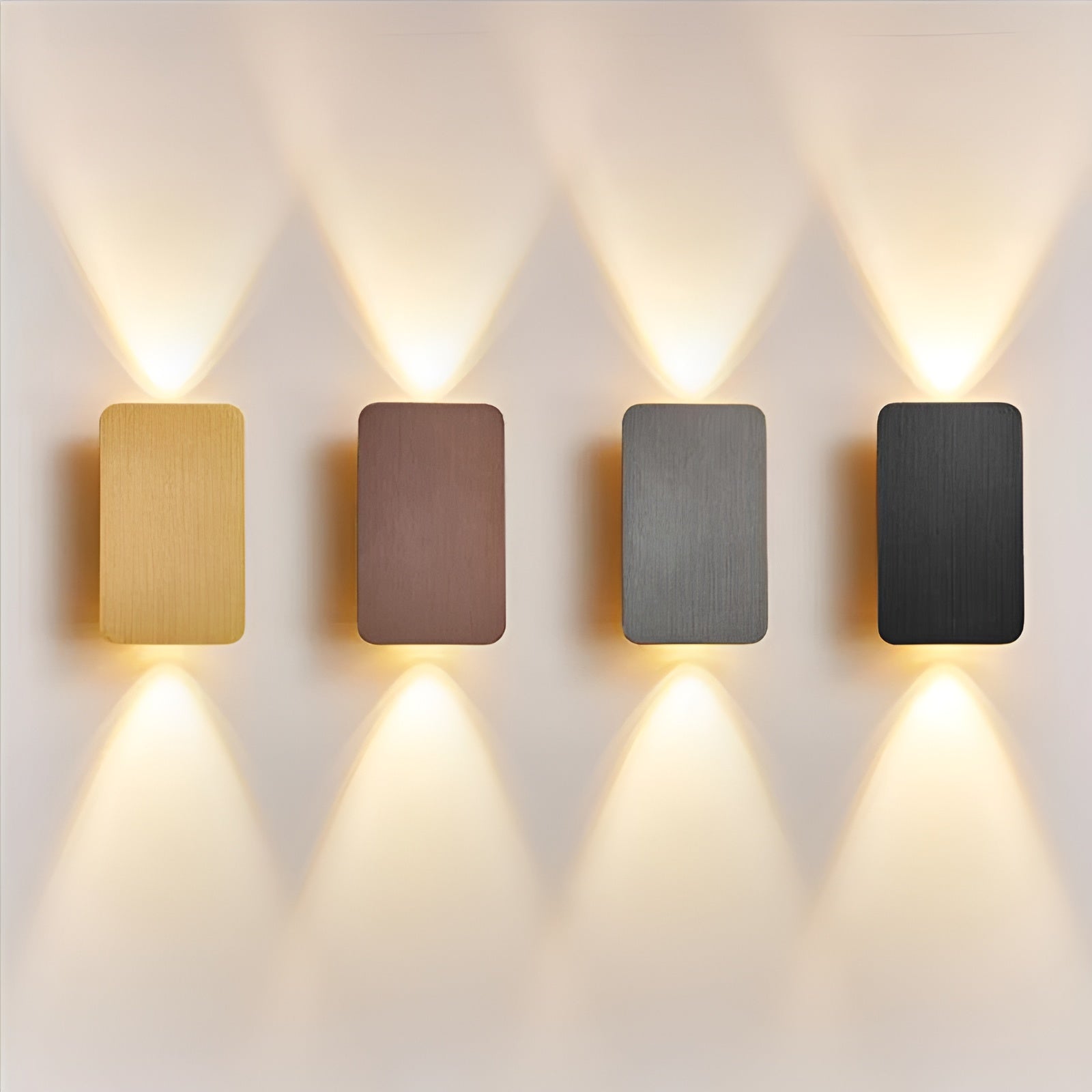 Lampada da parete LED con fascio di luce verso l'alto e verso il basso – Moderna e accogliente