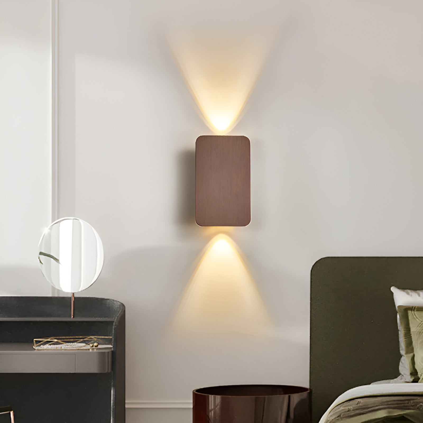 Lampada da parete LED con fascio di luce verso l'alto e verso il basso – Moderna e accogliente