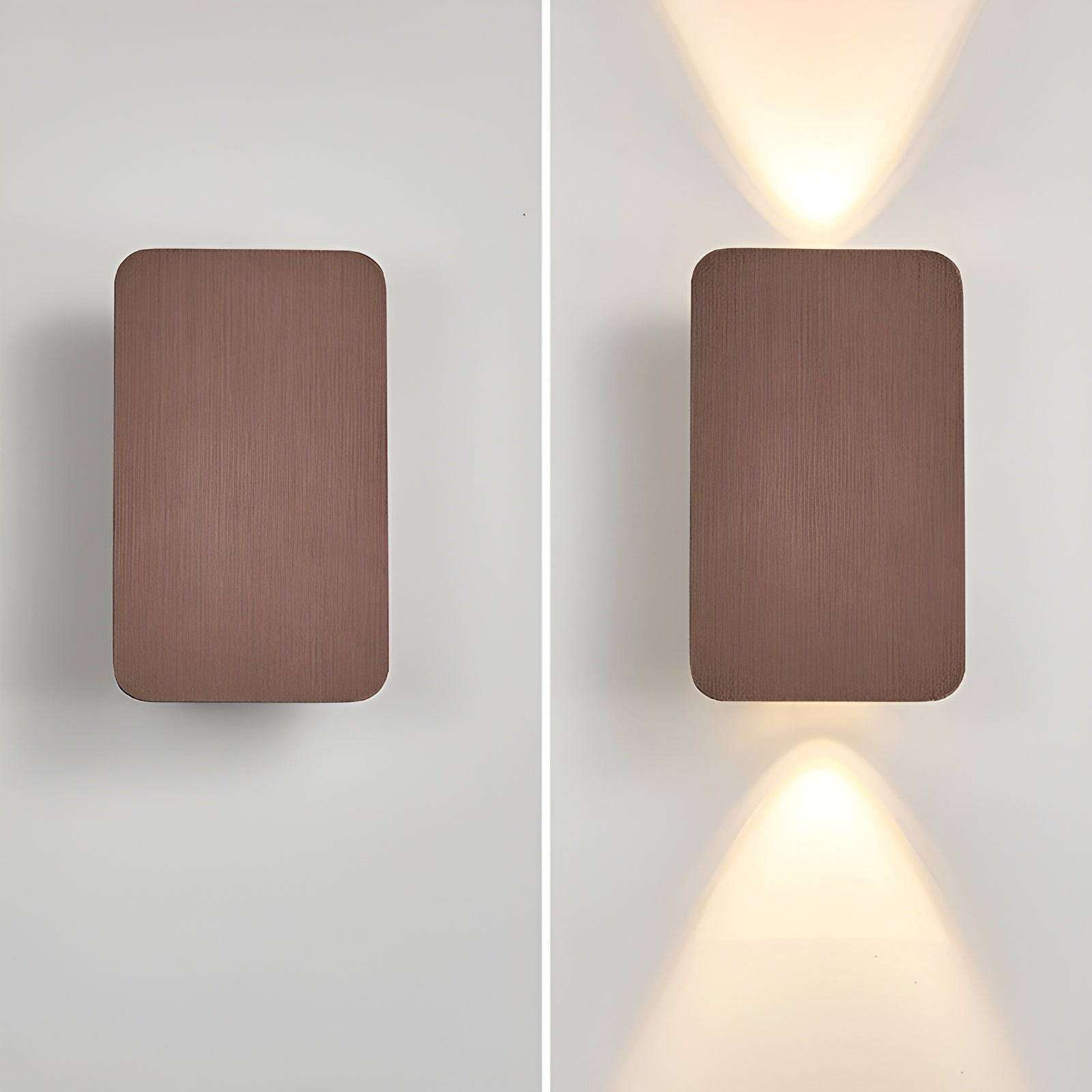 Lampada da parete LED con fascio di luce verso l'alto e verso il basso – Moderna e accogliente