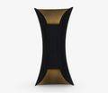 DualGlow Applique – Applique LED Doppia Faccia per Esterni in Design Nero/Oro