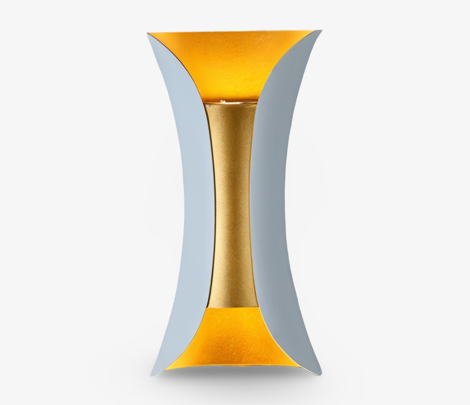 DualGlow Applique – Applique LED Doppia Faccia per Esterni in Design Nero/Oro