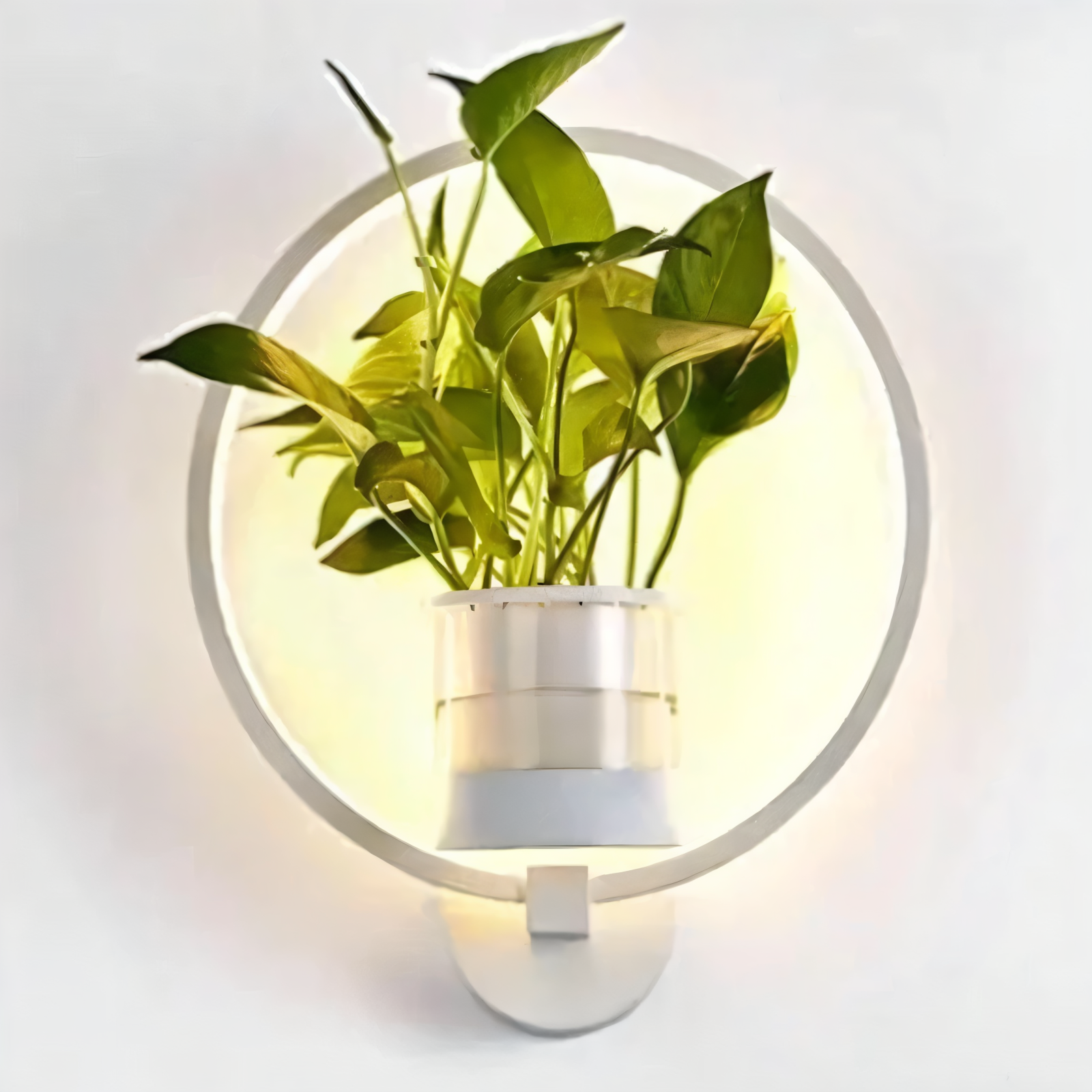 LumiGrow – Lampada da Parete LED Minimalista con Portavaso Integrato