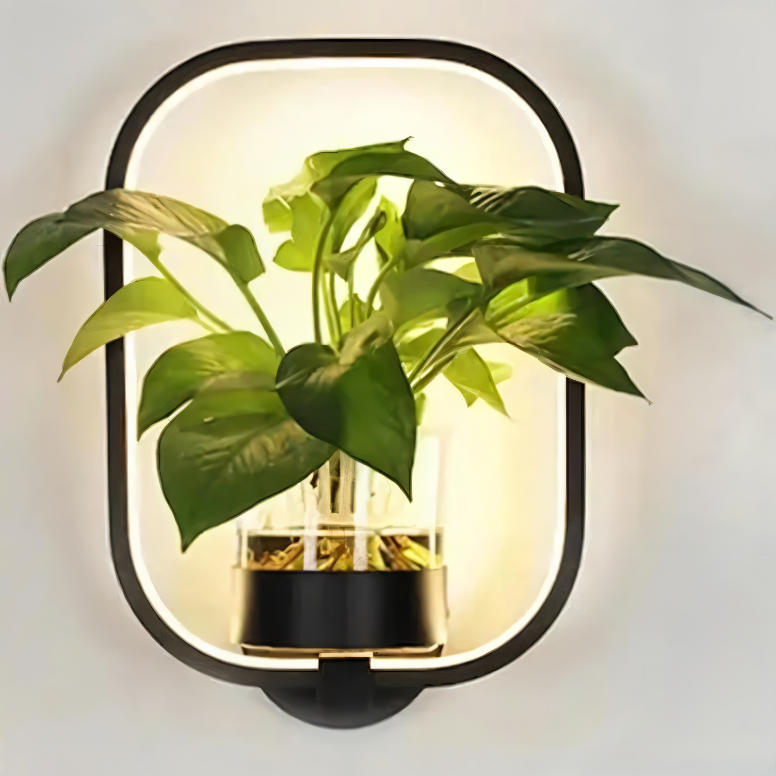 LumiGrow – Lampada da Parete LED Minimalista con Portavaso Integrato
