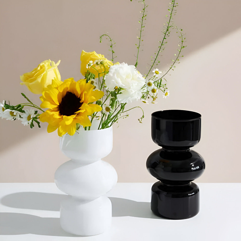 Elirona - Vaso di Vetro Scandinavo Versatile in Diversi Colori