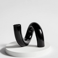 Vexor | Vaso Idroponico in Vetro Vaso Decorativo a Loop per Fiori per Scrivania Tavolo e Decorazione Moderna per la Casa