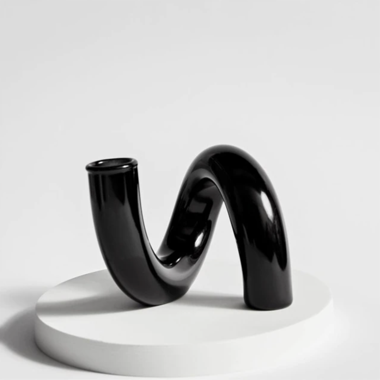 Vexor | Vaso Idroponico in Vetro Vaso Decorativo a Loop per Fiori per Scrivania Tavolo e Decorazione Moderna per la Casa