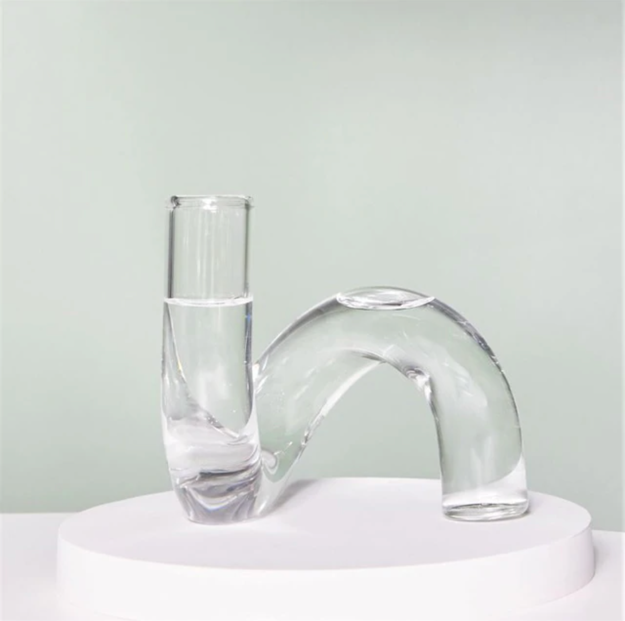 Vexor | Vaso Idroponico in Vetro Vaso Decorativo a Loop per Fiori per Scrivania Tavolo e Decorazione Moderna per la Casa