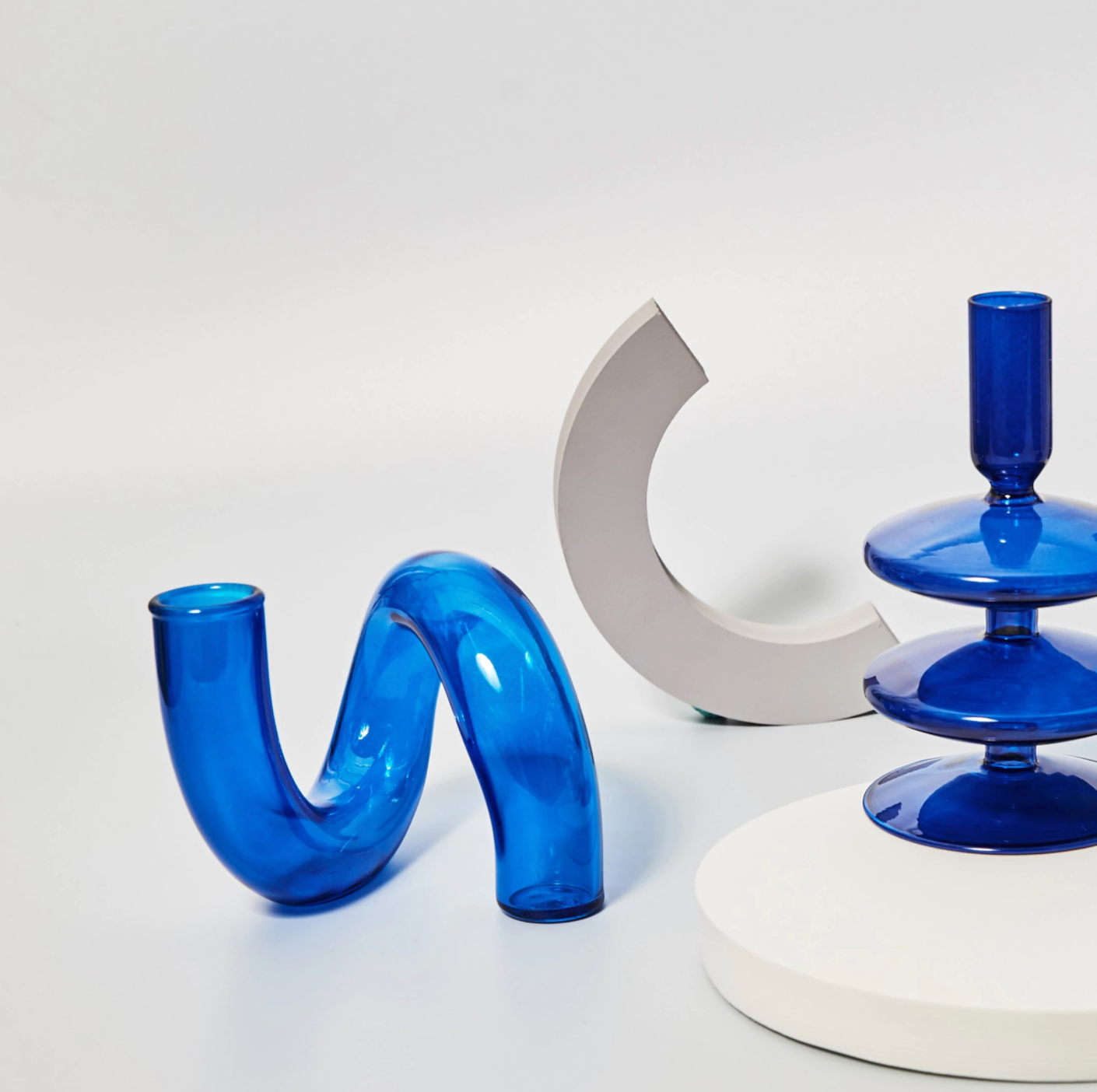 Vexor | Vaso Idroponico in Vetro Vaso Decorativo a Loop per Fiori per Scrivania Tavolo e Decorazione Moderna per la Casa