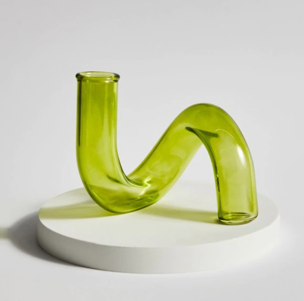 Vexor | Vaso Idroponico in Vetro Vaso Decorativo a Loop per Fiori per Scrivania Tavolo e Decorazione Moderna per la Casa