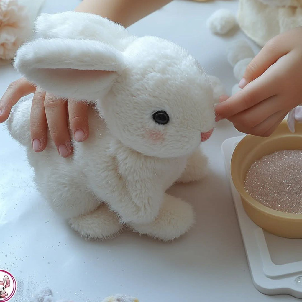 HOPPILOOM – Coniglio di peluche interattivo con movimenti realistici e suoni carini
