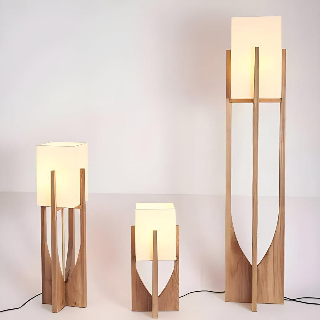 Lampada da Terra Rustica Giapponese con Design Minimalista Moderno