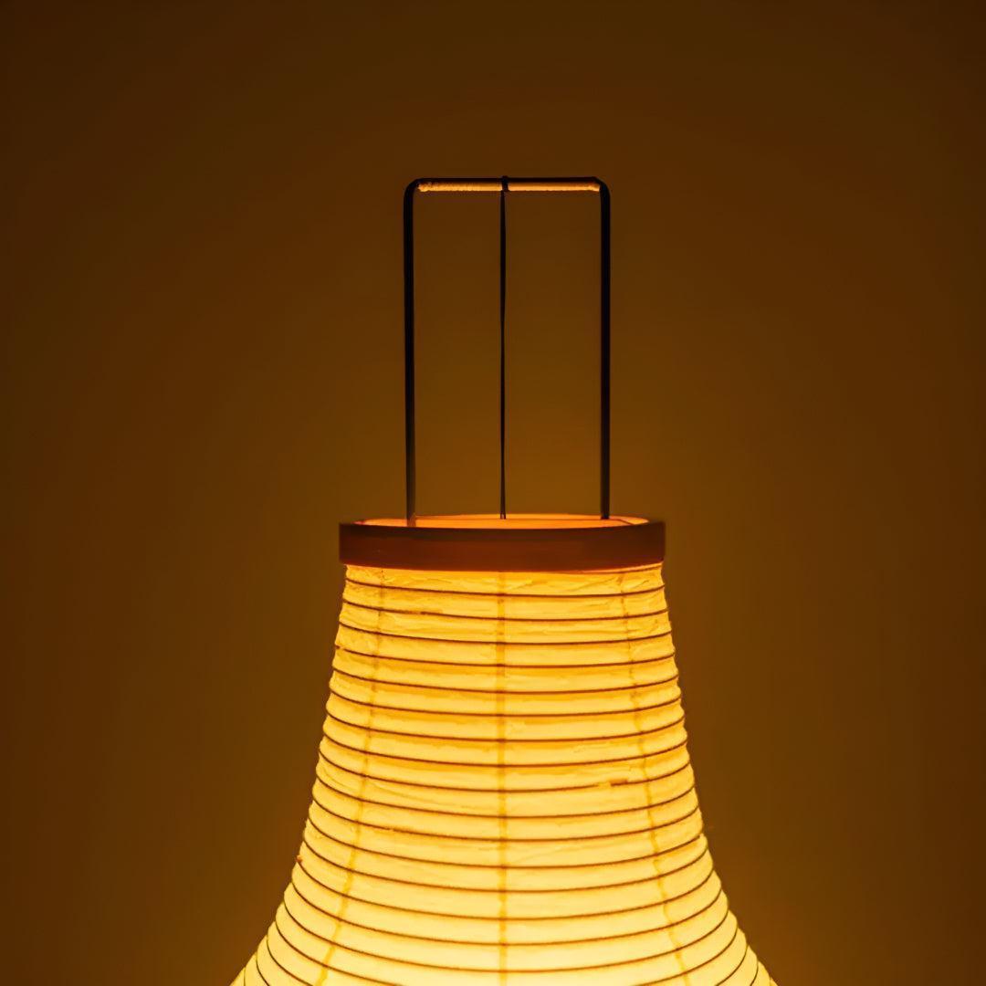 Lampada da Terra Tripod in Carta Washi Giapponese Stile Mid Century Modern