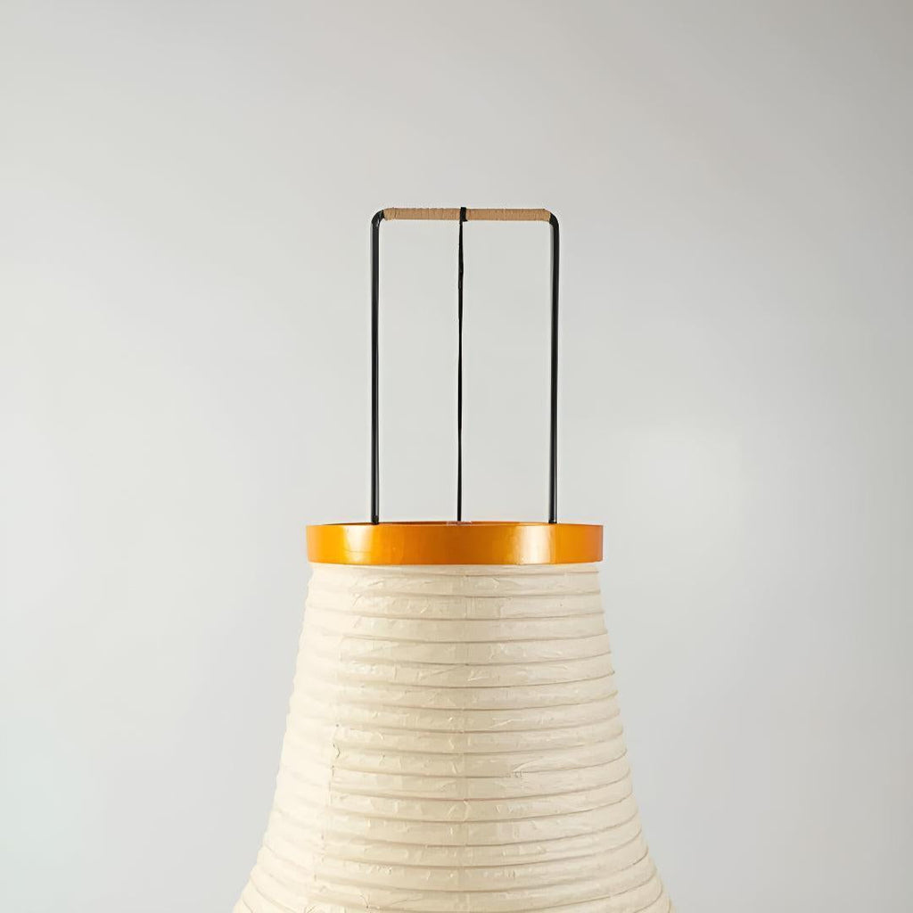 Lampada da Terra Tripod in Carta Washi Giapponese Stile Mid Century Modern