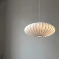 Lampadario Giapponese Wabi-Sabi in Seta, Luce Pendente Japandi