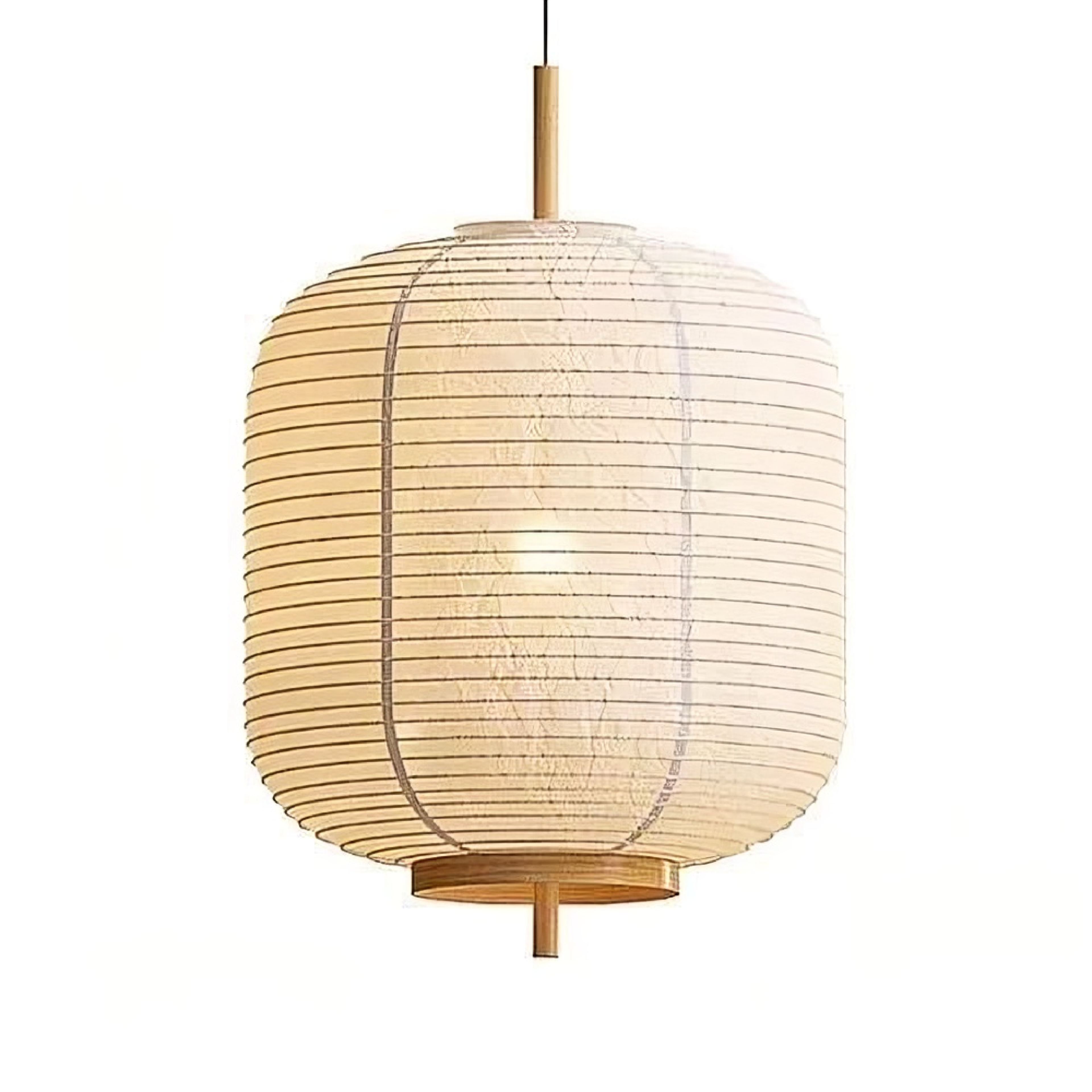 Lampada a Sospensione in Carta di Riso Giapponese per Interni Minimalisti