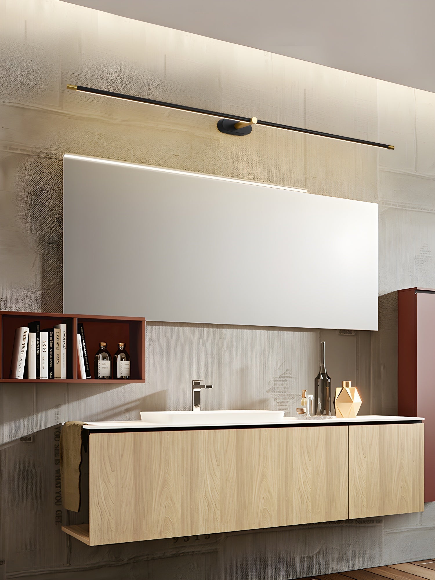 Lampada da Parete Lineare Moderna Design Slim Minimalista