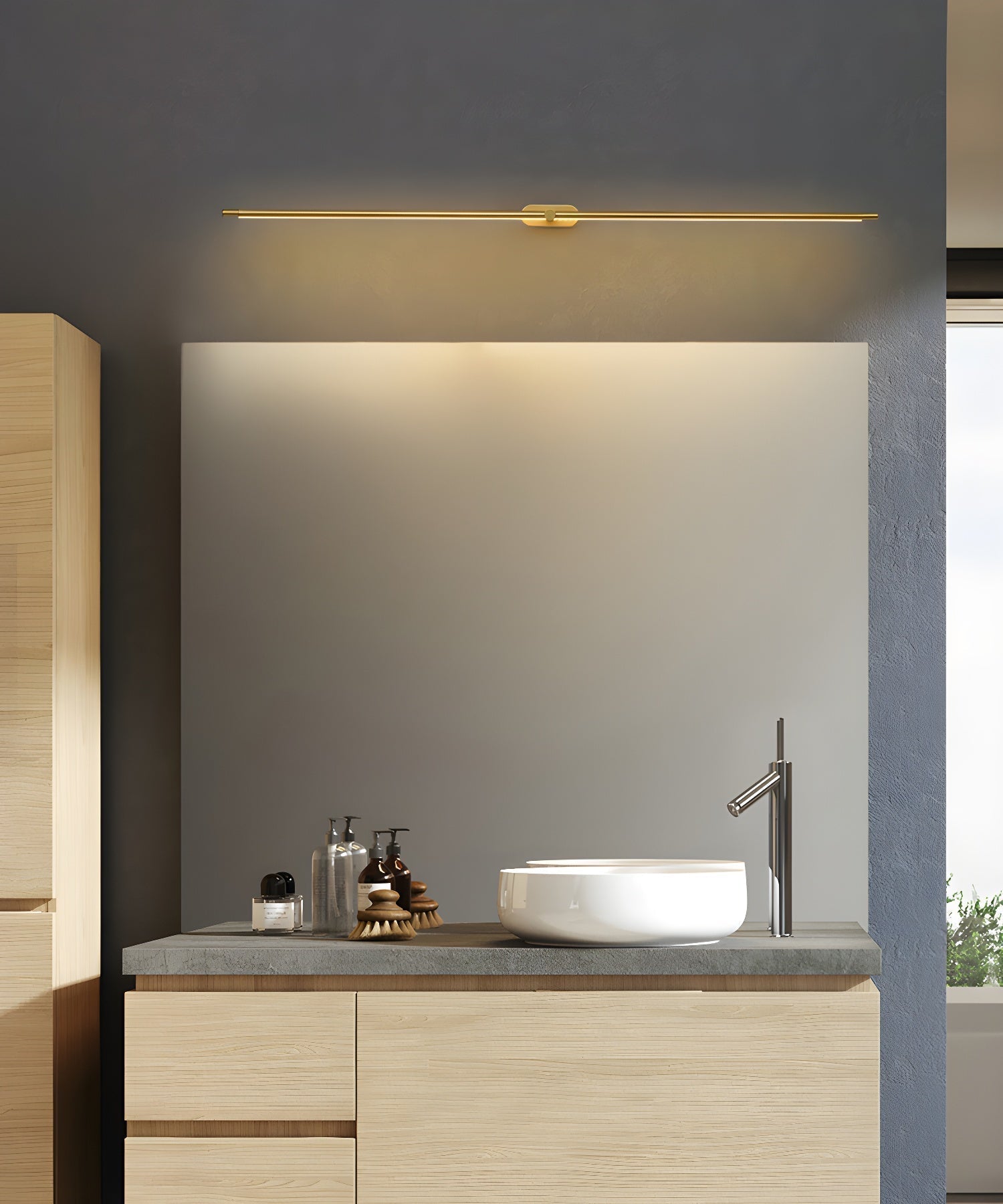 Lampada da Parete Lineare Moderna Design Slim Minimalista