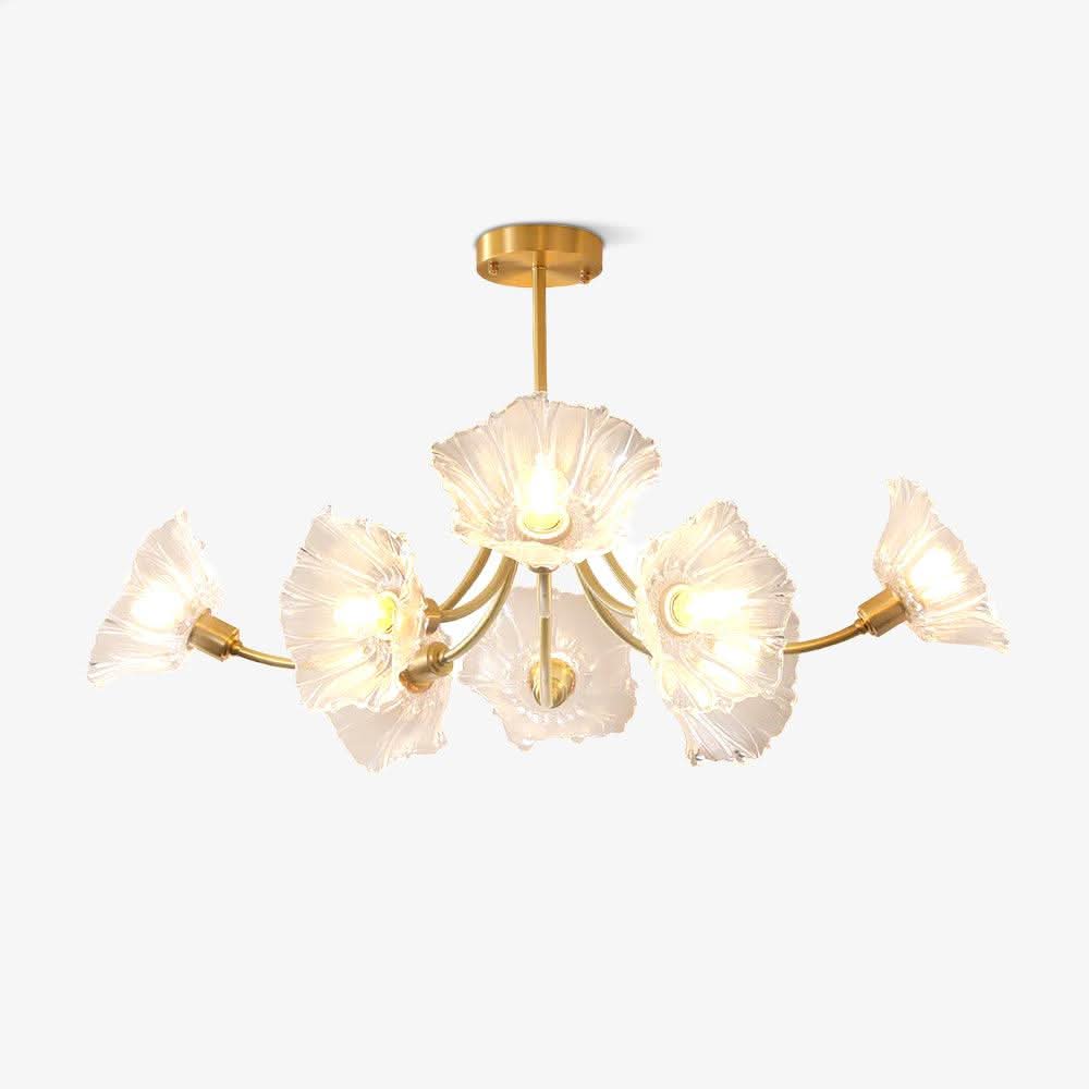 Lampadario in Vetro di Fiori Kalin