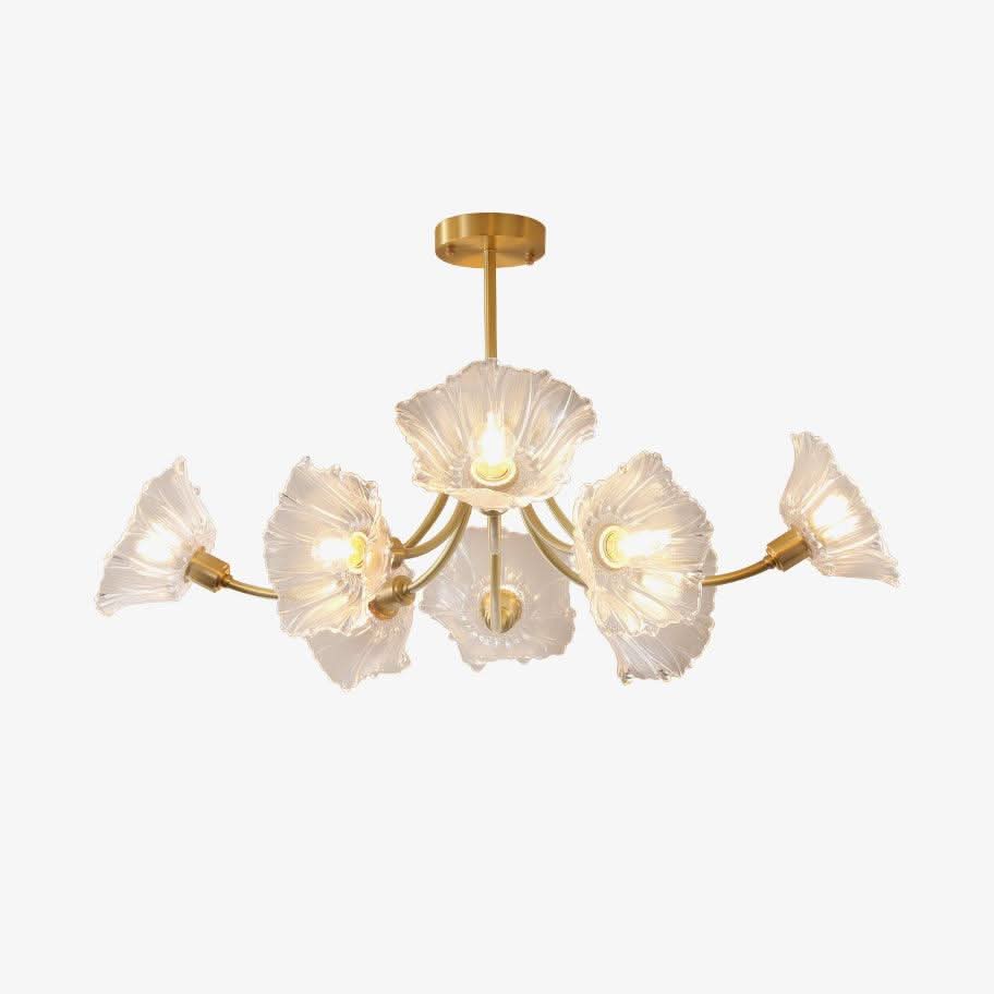 Lampadario in Vetro di Fiori Kalin