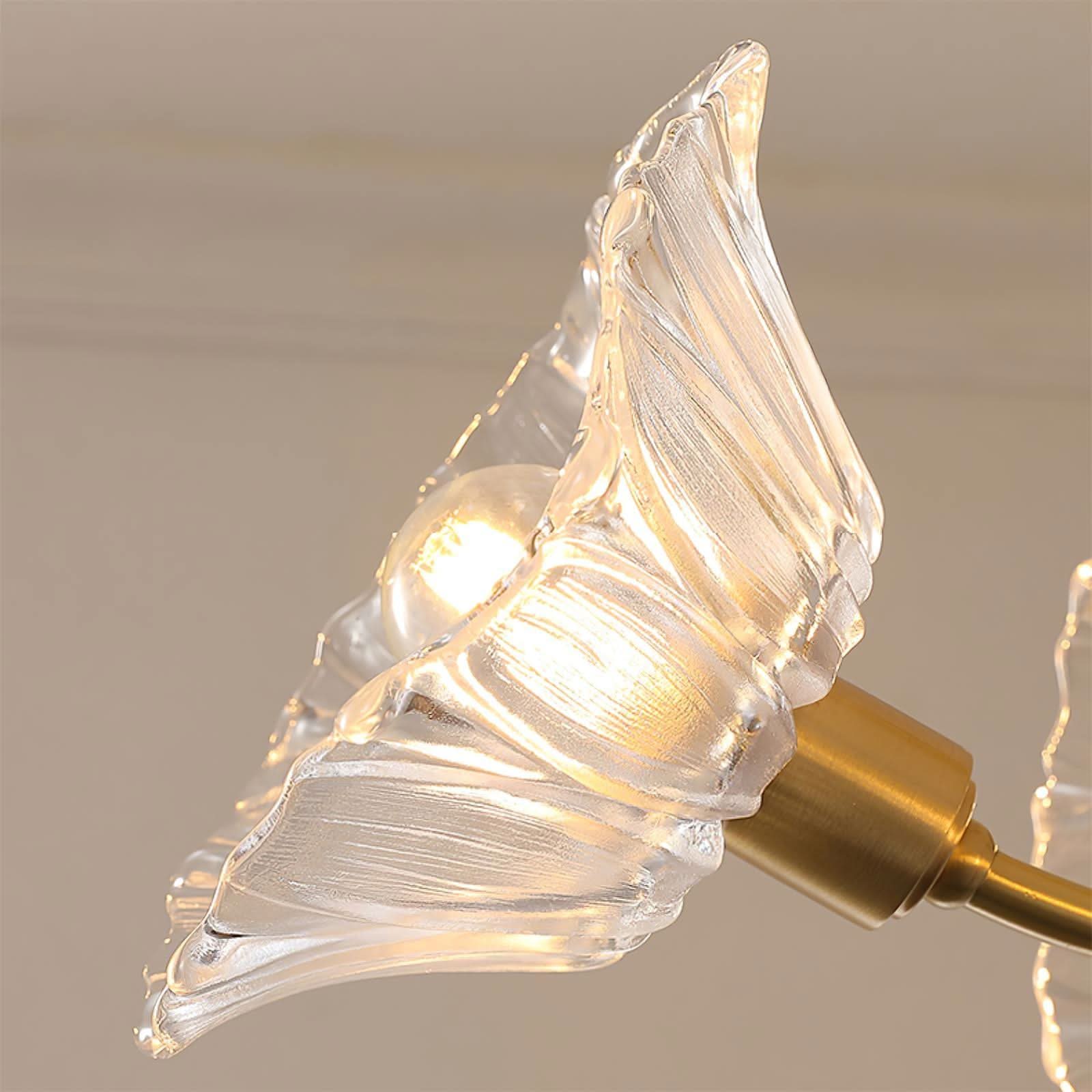 Lampadario in Vetro di Fiori Kalin