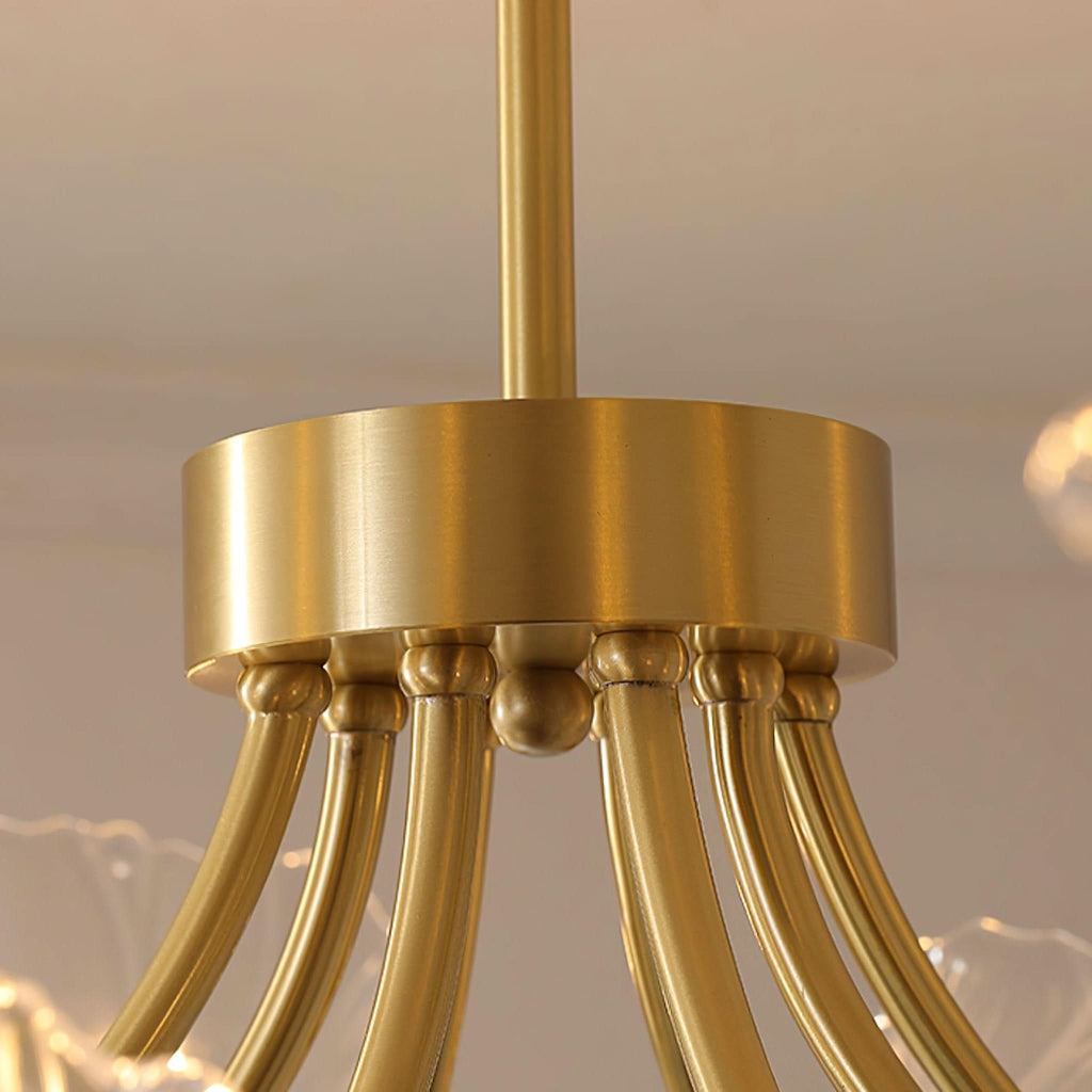Lampadario in Vetro di Fiori Kalin