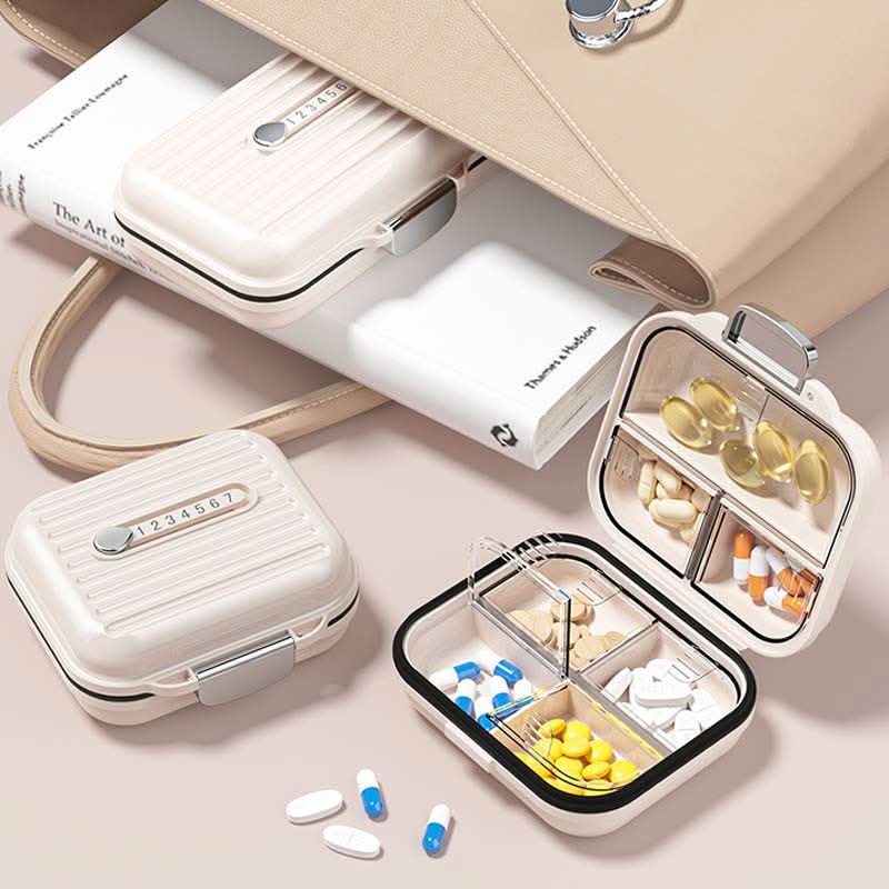 MediSafe Mini – Scatola per pillole portatile con 7 scomparti