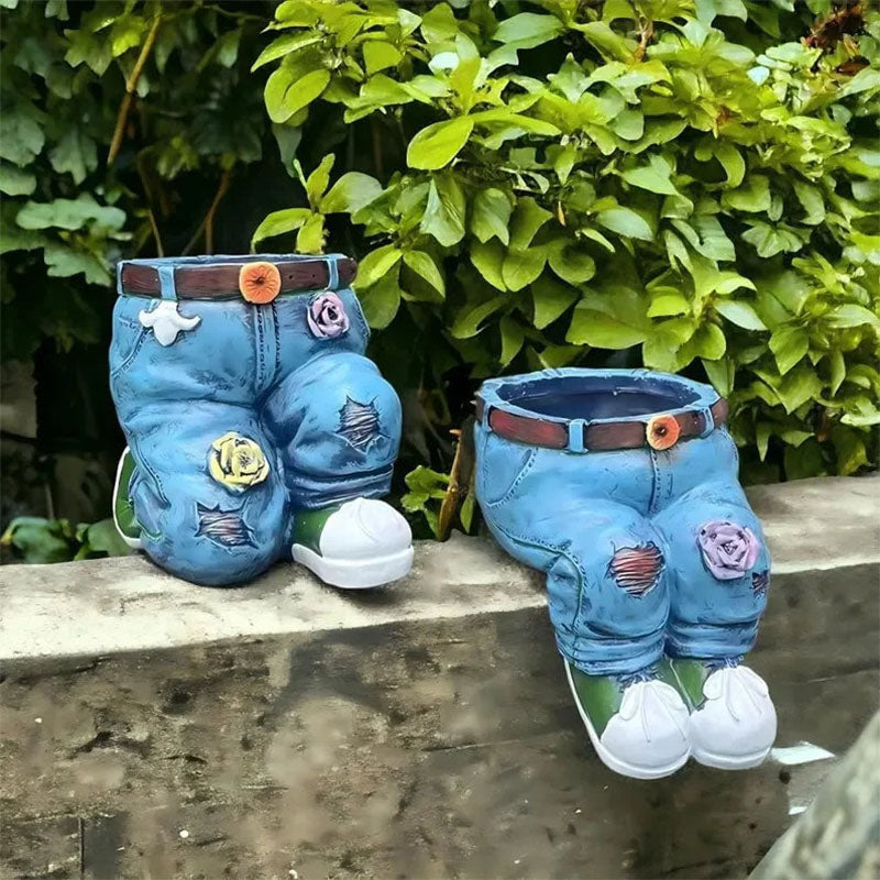 Vaso Creativo | Design Jeans | Resistente alle intemperie | Potpants