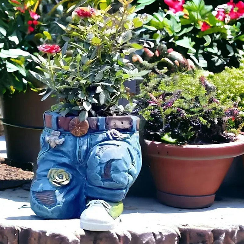 Vaso Creativo | Design Jeans | Resistente alle intemperie | Potpants