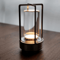 LumiCrysta – Lanterna in cristallo con LED dimmerabile e ricarica USB