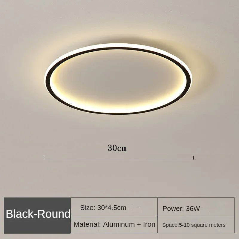 Lampada da soffitto rotonda scandinava - NordicGlow