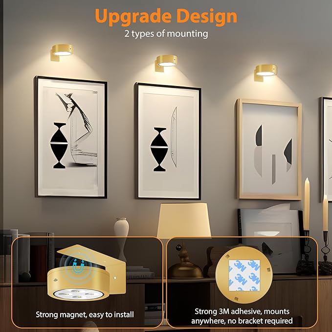 Lampada LED | Montaggio magnetico | Dimmerabile | ArtGlow
