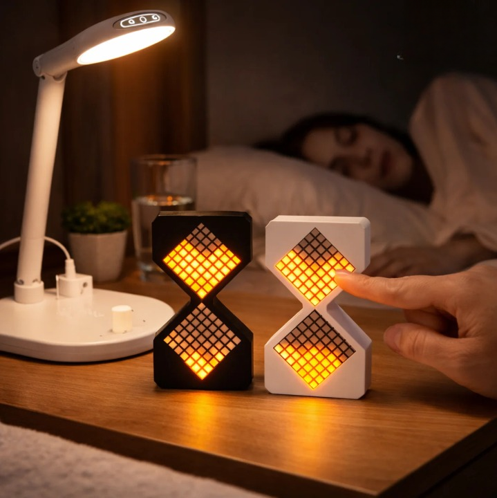 Timer LED | Visualizzazione Rilassante | Controllo Flip con Sensore di Posizione | CalmTick
