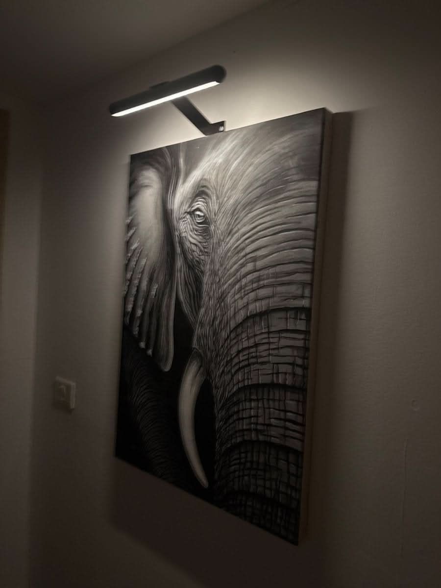 Lampada da parete a LED | Illuminazione artistica dimmerabile | Design in metallo ricaricabile | ArtGlow
