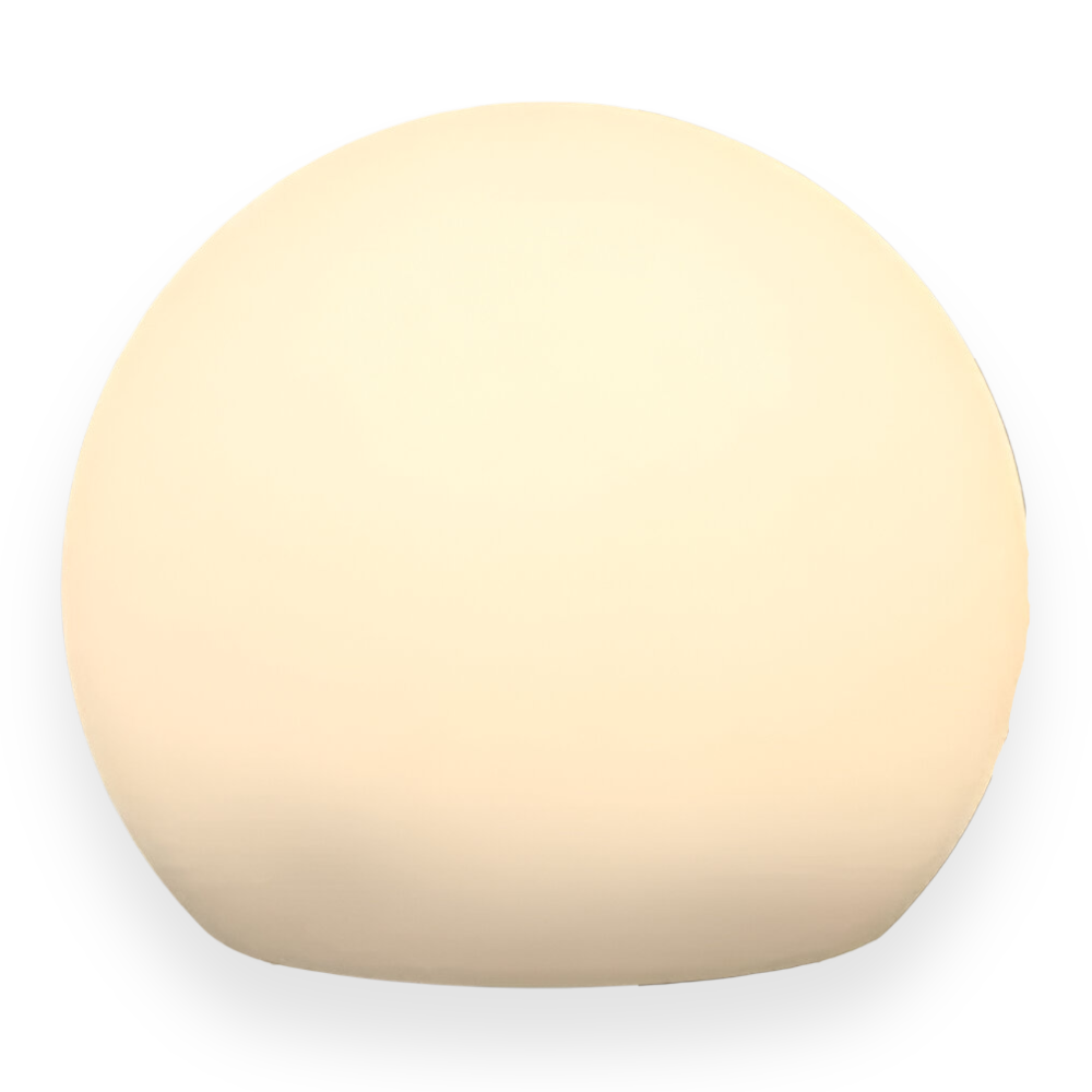 Thessara - Lampada da Tavolo LED con Cambio Colore Dinamico a Forma di Sfera