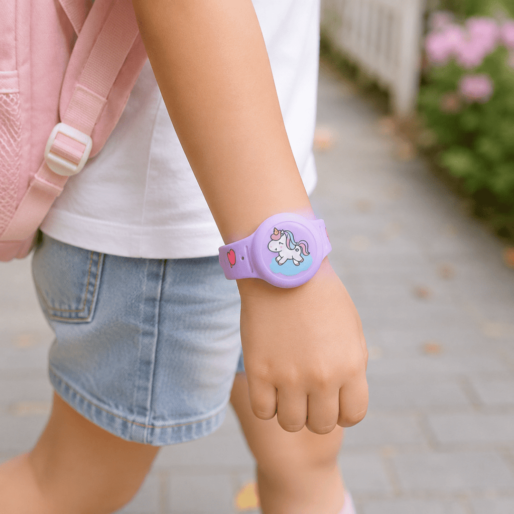 LITTLELOCATE – Braccialetto GPS colorato per bambini con bracciale regolabile e comodo