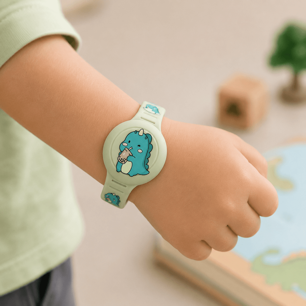LITTLELOCATE – Braccialetto GPS colorato per bambini con bracciale regolabile e comodo